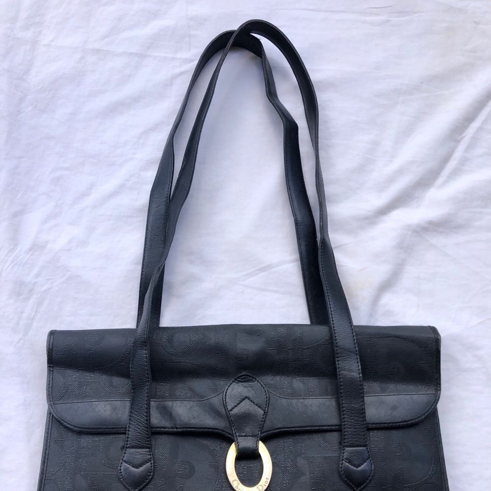 Christian Dior Trotter Monogrammed PVC Leather Shoulder Bag “RARE FIND” - Picture 10 of 16